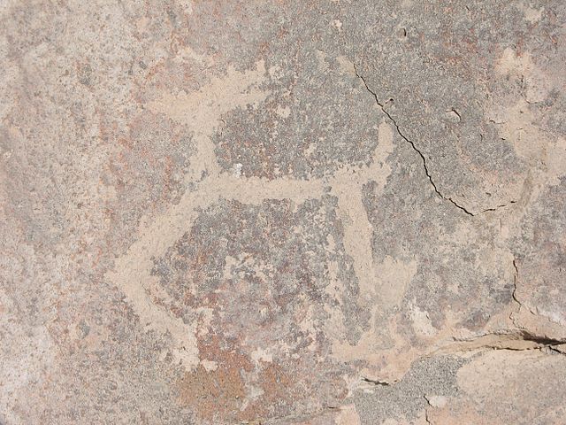 Petroglifos de toro muerto